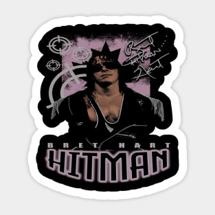 Bret Hart The Hitman Sticker